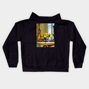 Daffodils on Mantelpiece Kids Hoodie